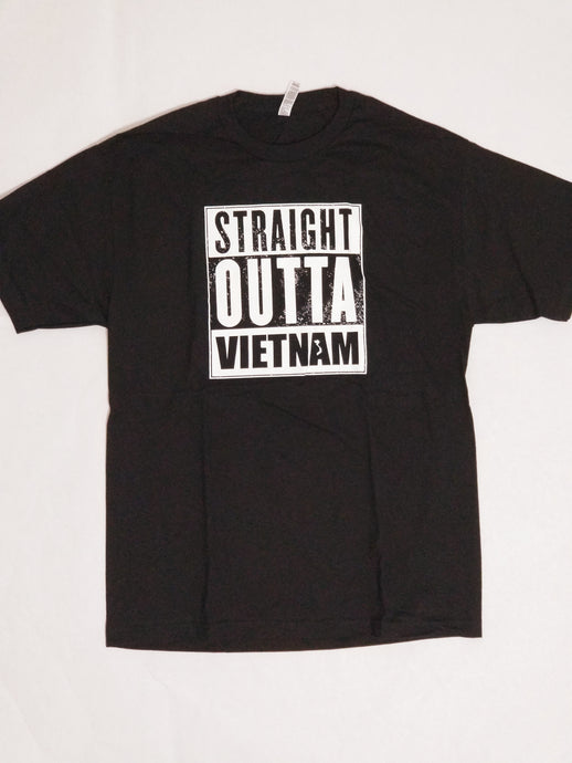 Black & White-Straight Outta Vietnam T-Shirt