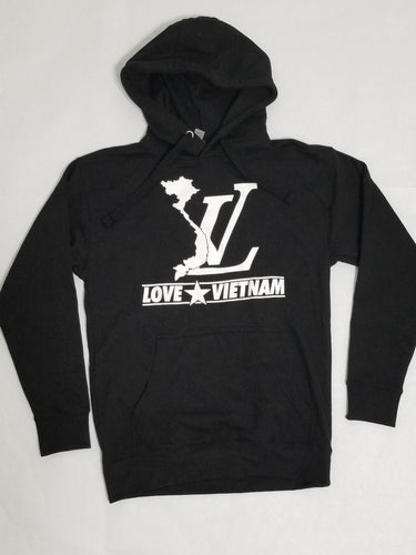 Black & White- LV Love Vietnam Hoodie