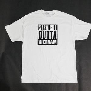White-Straight Outta Vietnam T-shirt